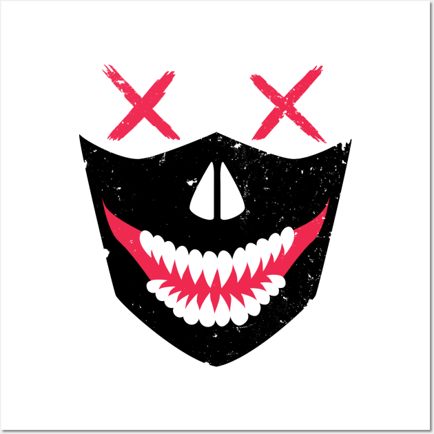 Skull Mask Logo Wall Art by DylanBlairIllustration